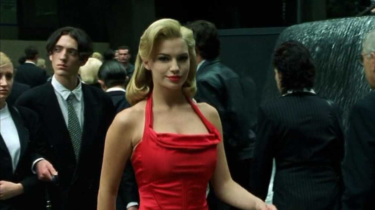 Woman in Red in ‘The Matrix’
