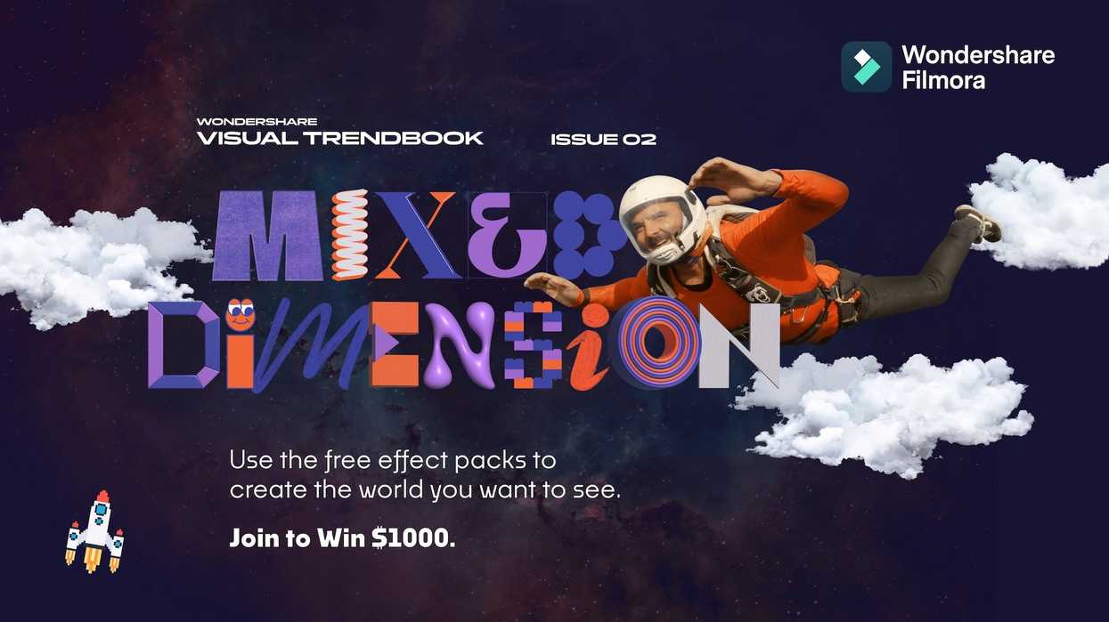 Wondershare's Mixed Dimensions banner