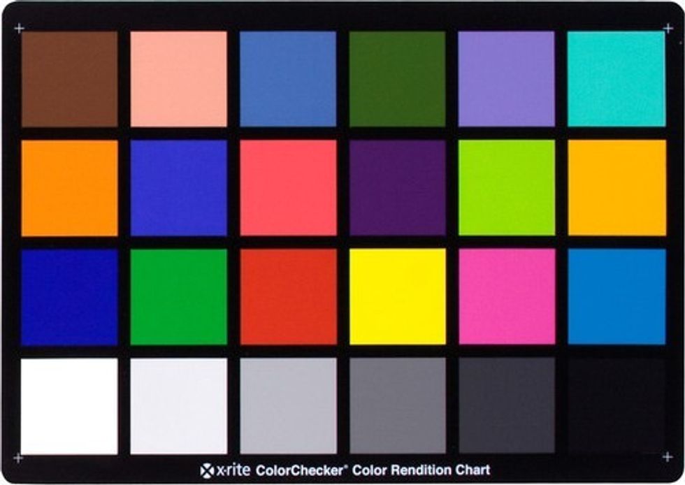 X-rite color checker