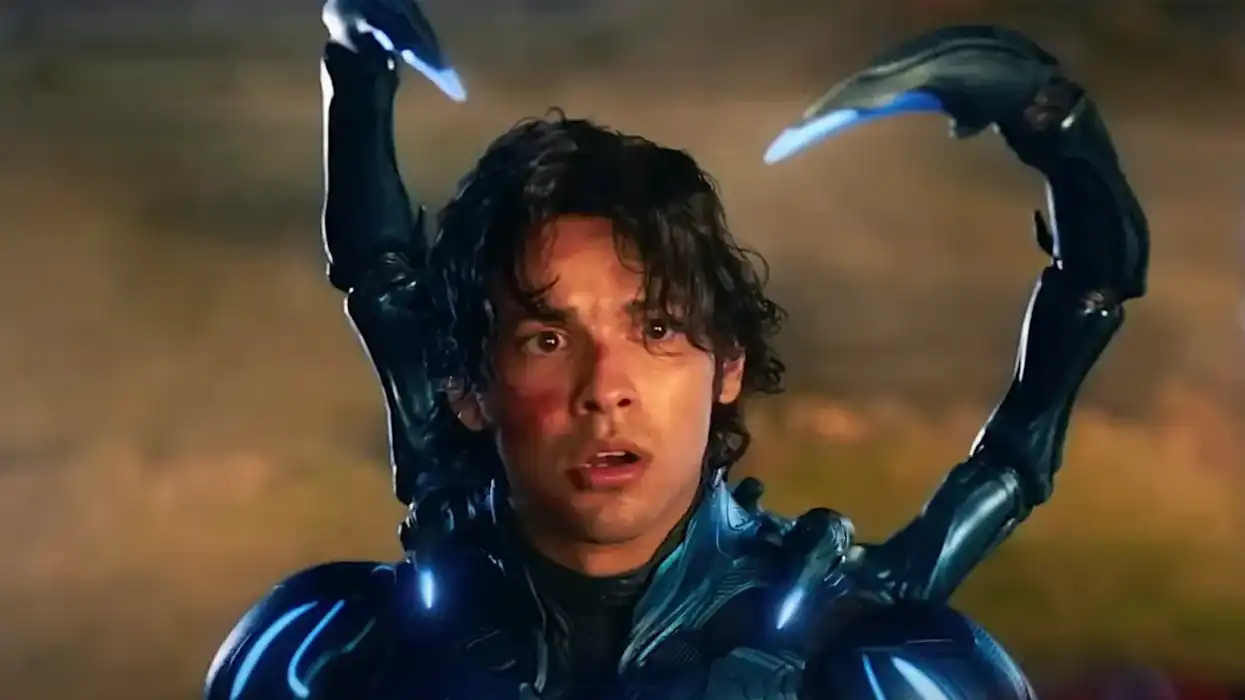 Xolo Maridueña as Jaime Reyes / Blue Beetle in 'Blue Beetle'
