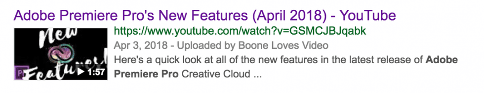 Youtube Description