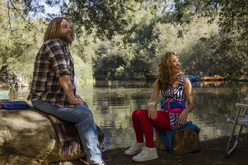 Zack Orth and Marisa Ryan in Wet Hot American Summer Ten Years Later