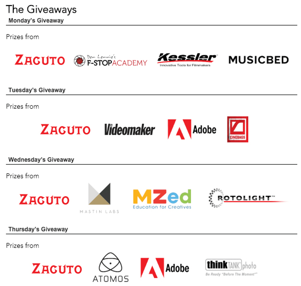 Zacuto Holiday Giveaway 2015