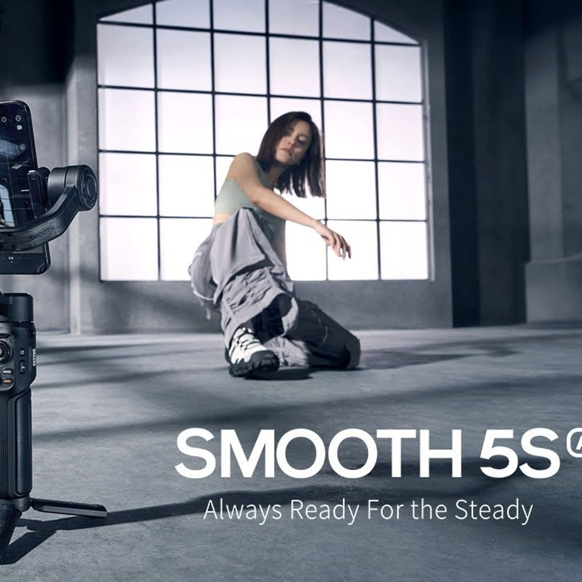 Zhiyun Smooth 5S AI Combo 3-Axis Handheld Smartphone Gimbal Stabilizer – Like New