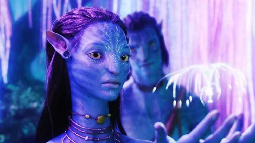 Zoe Salda\u00f1a and Sam Worthington in \u2018Avatar\u2019