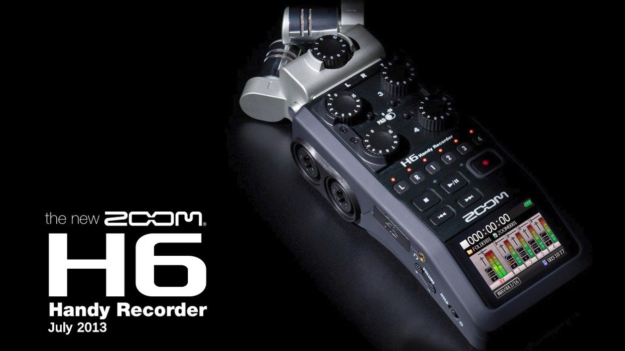 Zoom's Heavier-Duty H6 Audio Recorder Coming in July Priced at $400