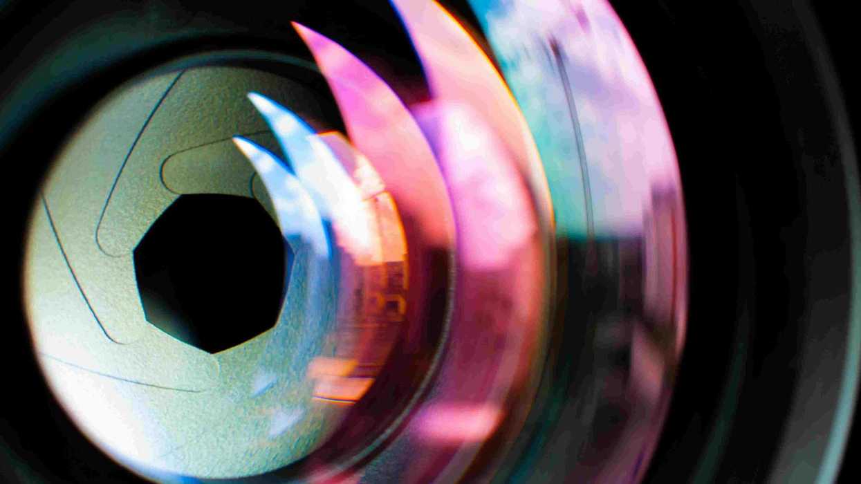 Zoom Shot of Camera lens