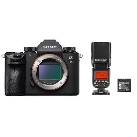 Sony a9 Mirrorless Digital Camera with Flashpoint Zoom Li-On R2 TTL Speedlight