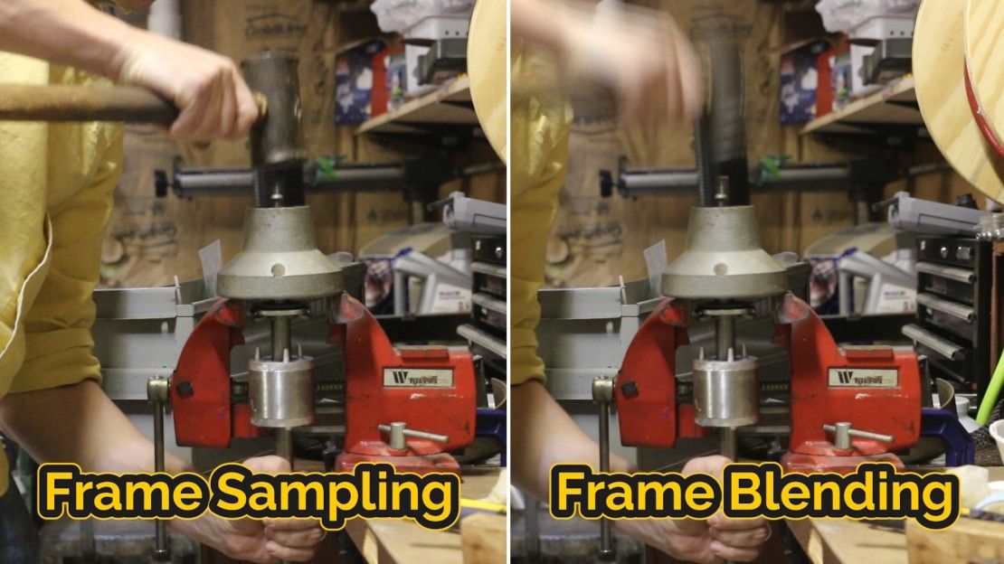 frame blending vs frame sampling