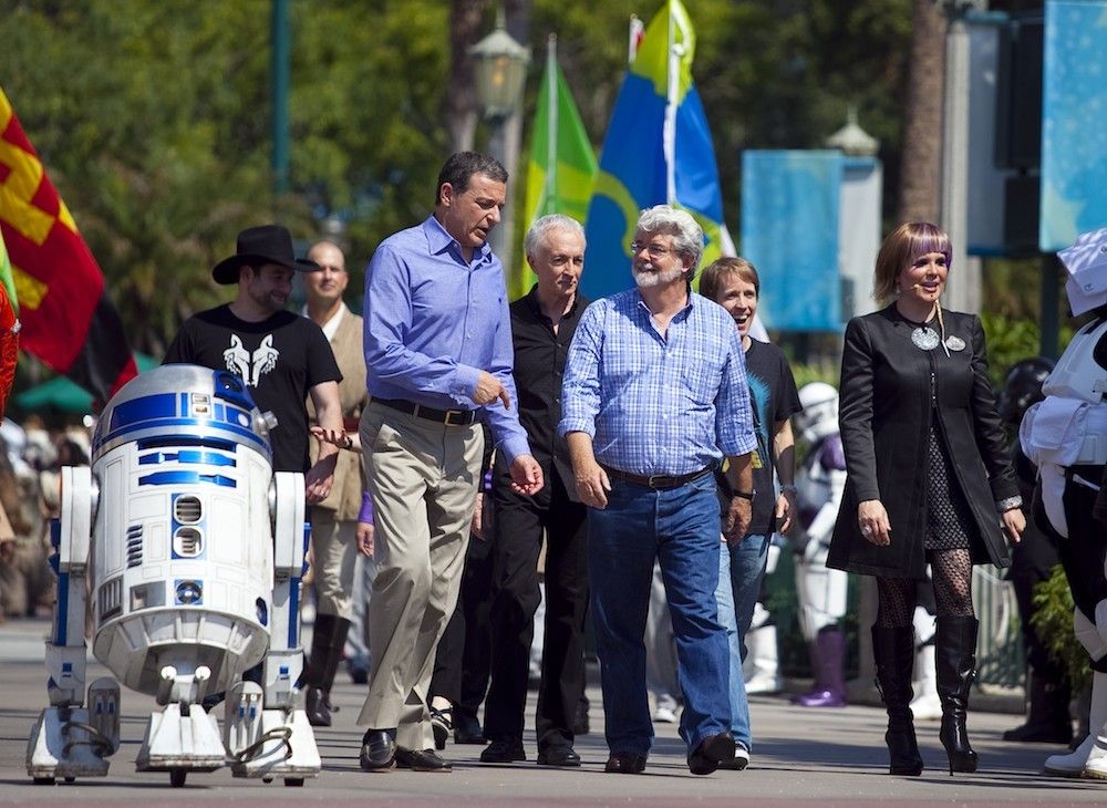 Bob Iger and George Lucas