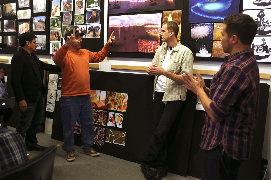 Pixar's Inside Out Art Team Story Room