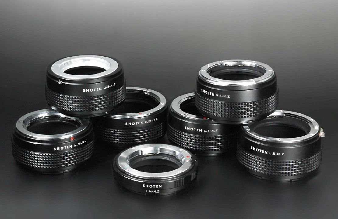 New Line of SHOTEN Lens Mount Adapters for Canon RF and Nikon Z