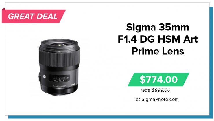 Sigma 35mm F1.4 DG HSM Art Prime Lens