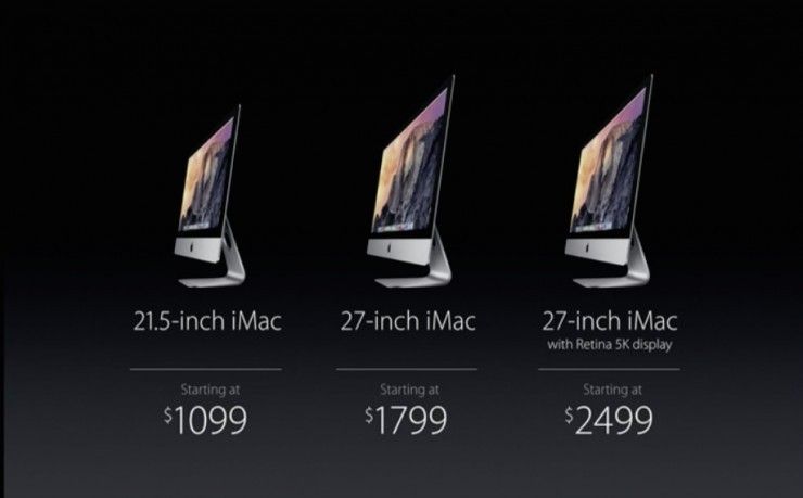 Apple iMac Line 2014