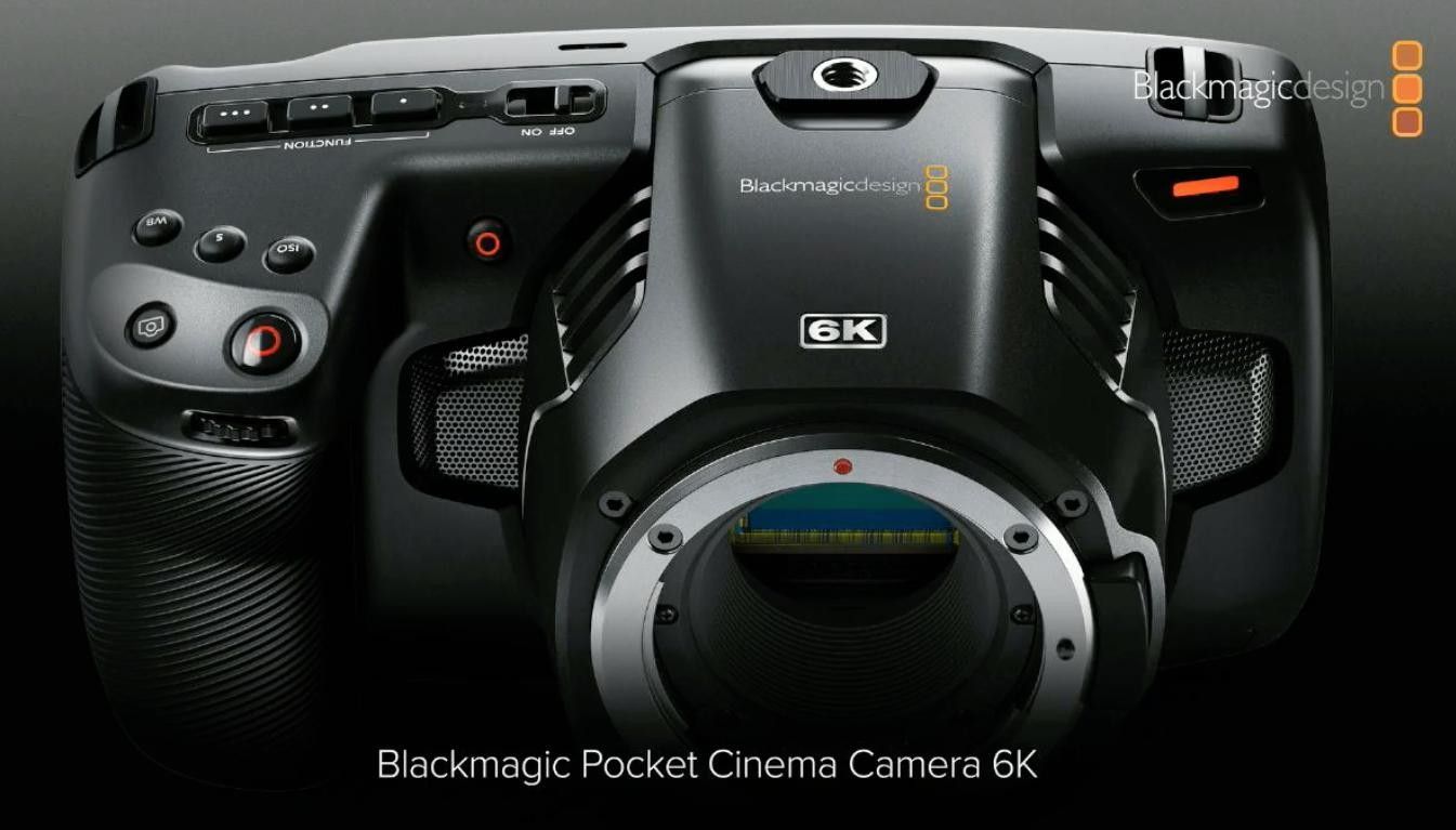 With a new 6K sensor and EF mount, the Blackmagic Pocket Cinema Camera 6K is announced.