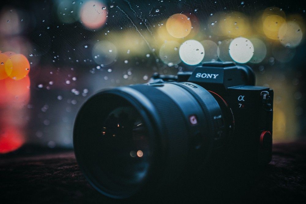 Camera in the rain