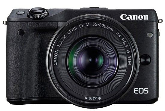 Canon EOS M3 Front with Lens