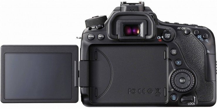 Canon 80D Back LCD Out