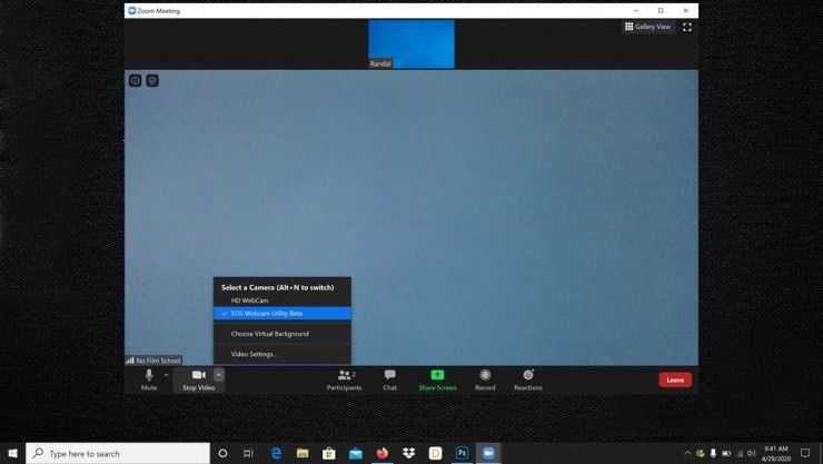 webcam setting app for mac