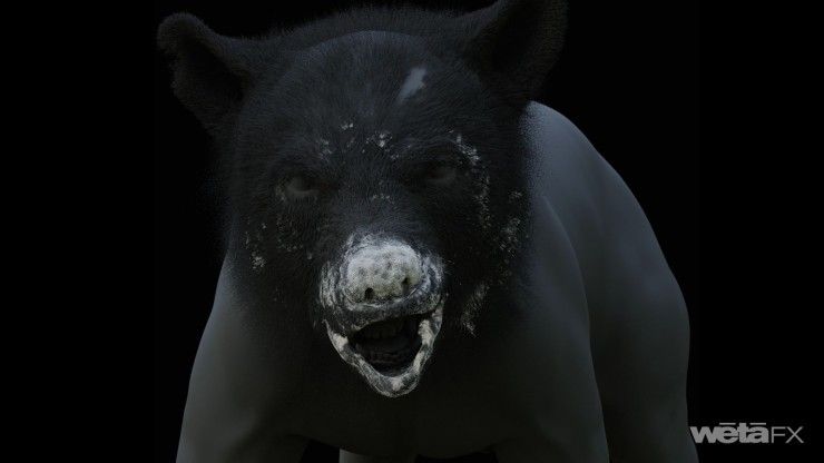 How the bear from 'Cocaine Bear' was created