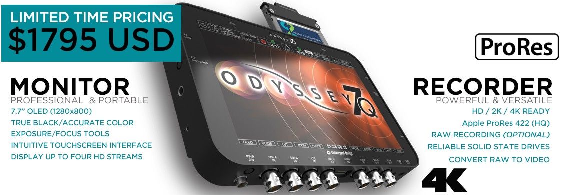 Convergent Design Odyssey 7Q Sale Promo