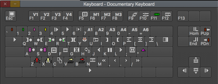 avid media composer 8 keyboard shortcuts