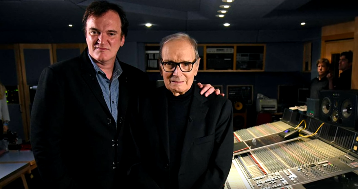 Quentin Tarantino and Ennio Morricone