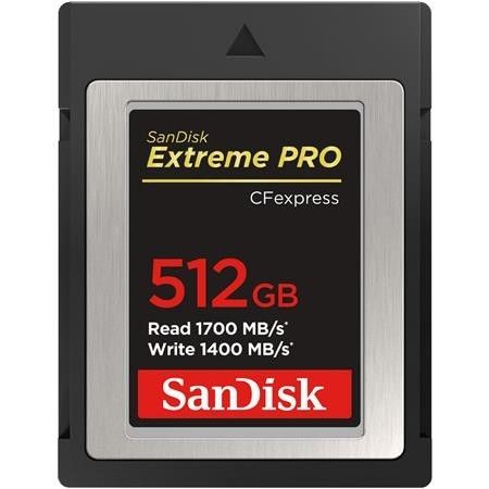 SanDisk Type B CFExpress Cards are the fastest on the market