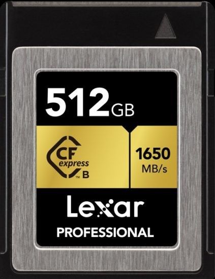 Lexar's 512GB CF Express Card