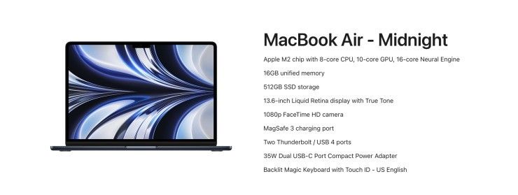 MacBook Air Specs