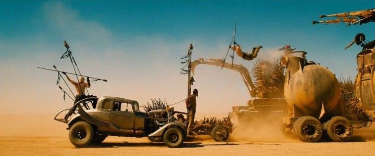 The editing and cinematography of 'Mad Max: Fury Road'