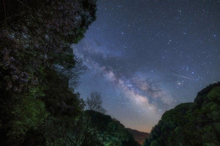 A time lapse of the night sky with the Sigma wide angle lens