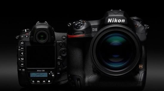 Mockup of Nikon D6 DSLR