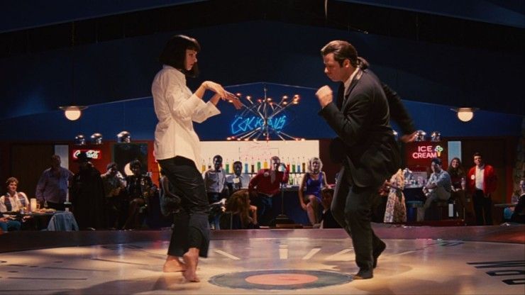 John Travolta and Uma Thurman dancing in 'Pulp Ficiton'