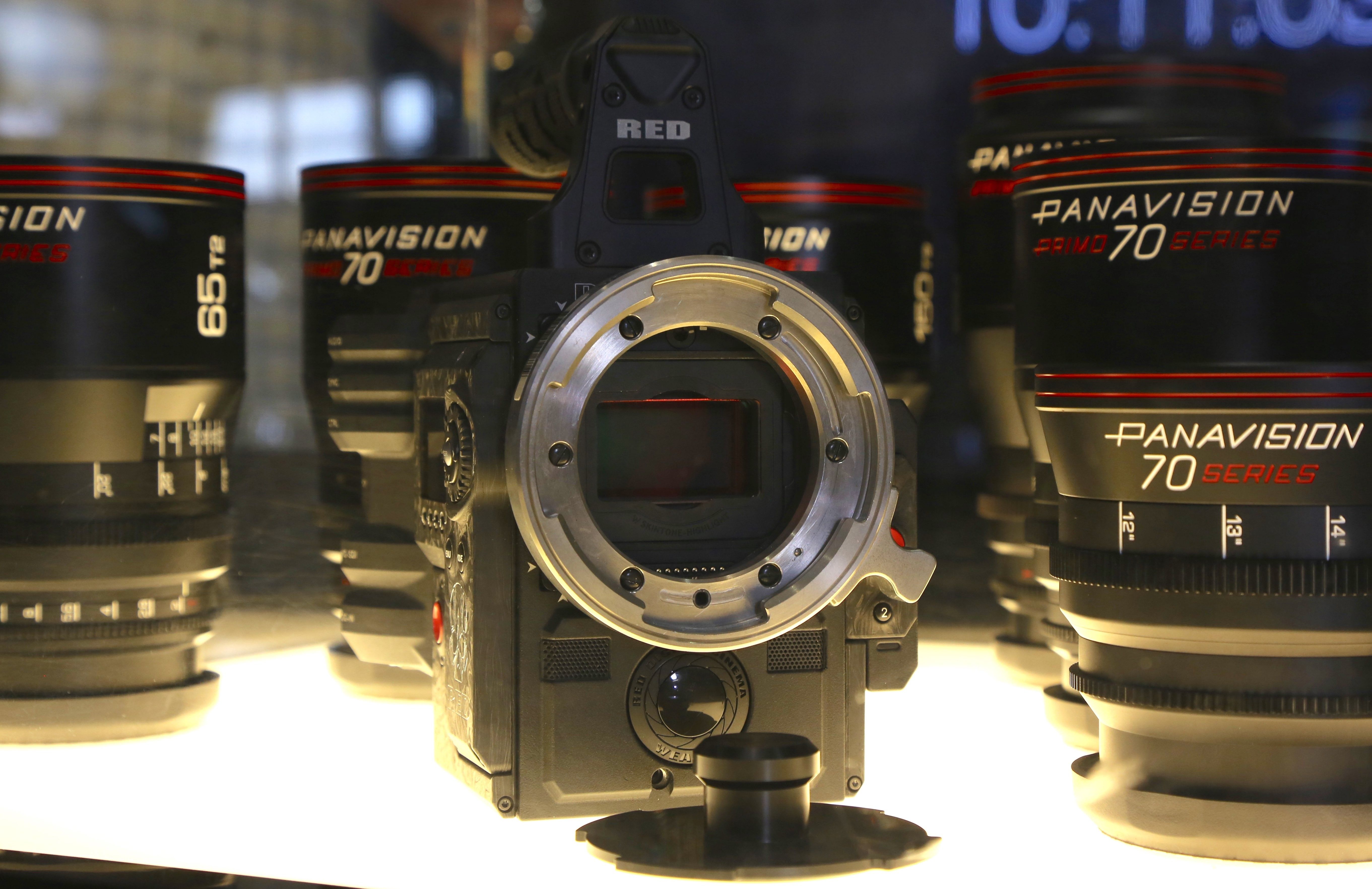 RED WEAPON 8K with Panavision Lenses Cine Gear 2015