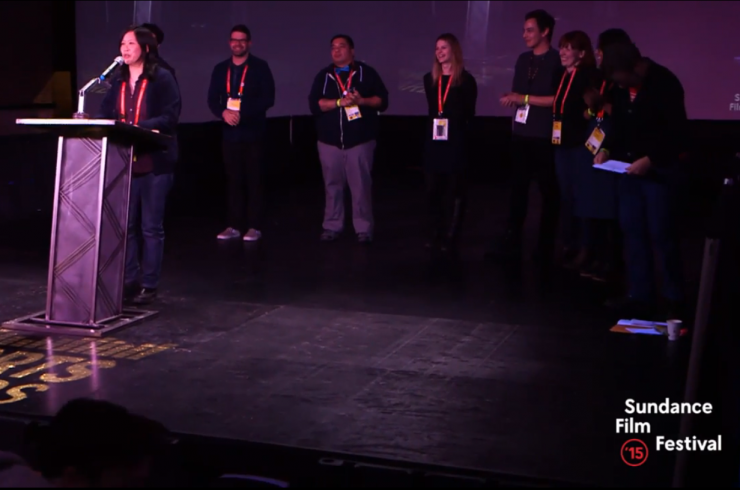 Sundance Short Film Programmers On Stage For Awards Ceremony