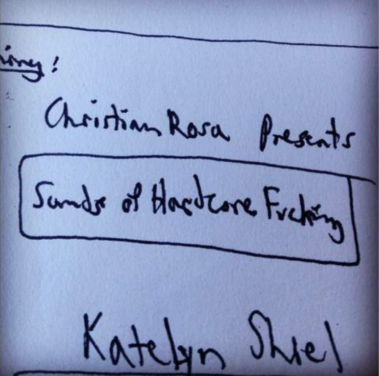 Here we have one of several misspellings of Kate's surname. They haunted Eugene throughout the movie, but were all duly corrected.