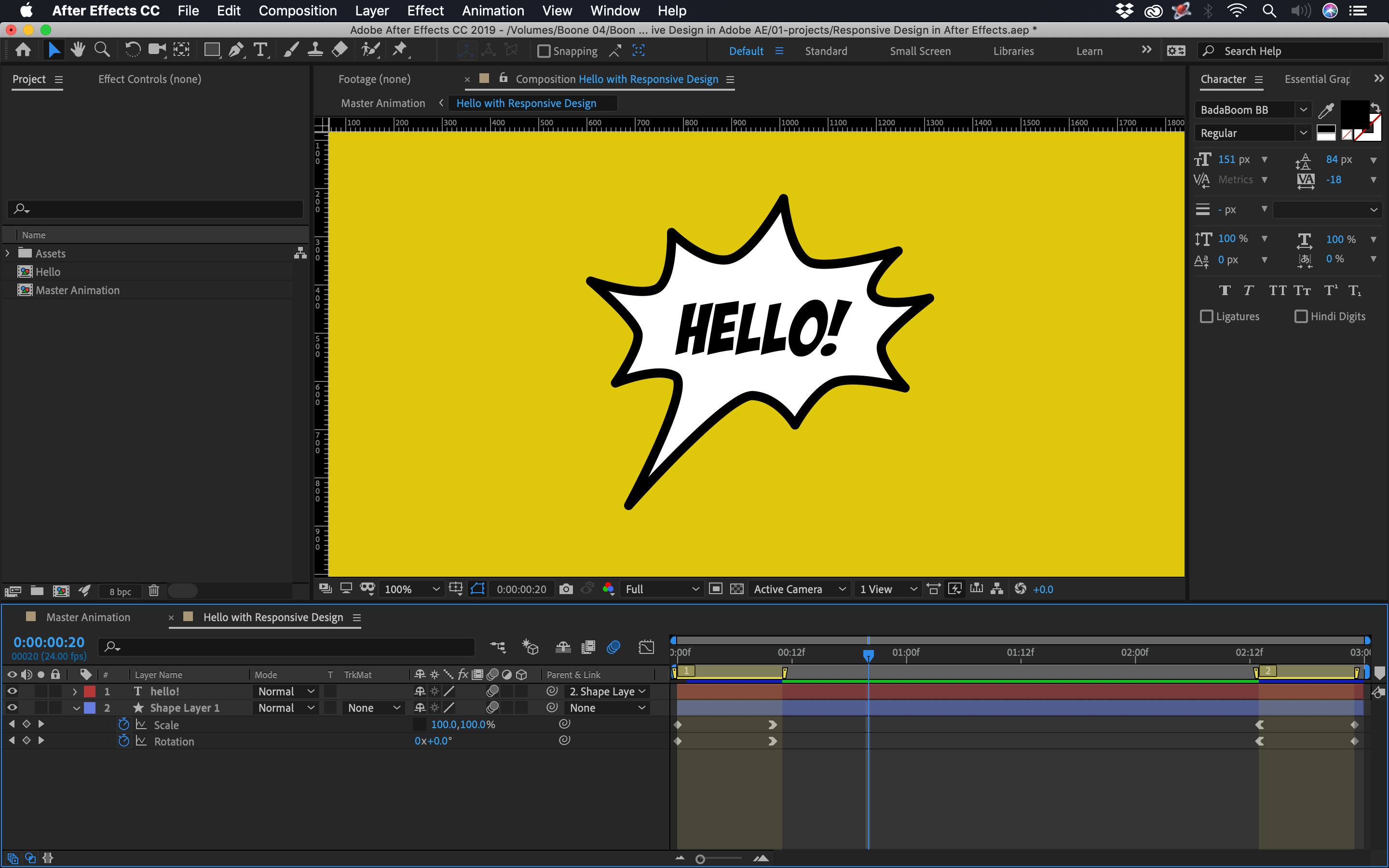 How to Use the New Responsive Design Feature in After Effects 2019