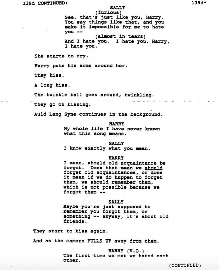 Download The When Harry Met Sally Script Pdf And Learn