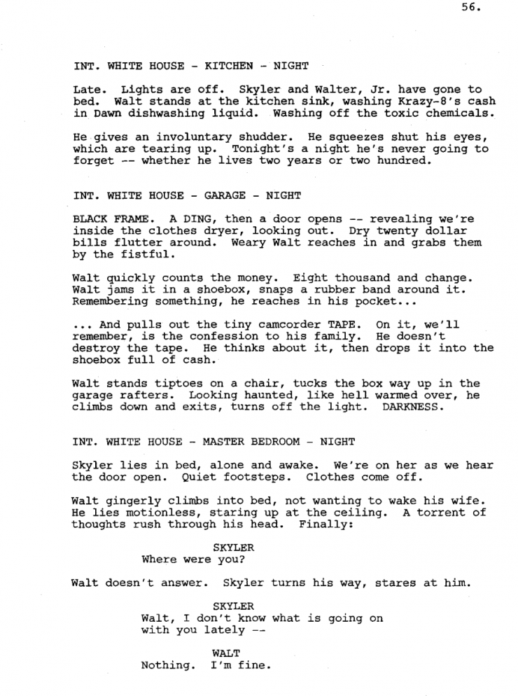 Download The Breaking Bad Pilot Script