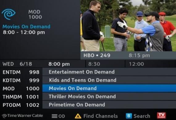 Time Warner Cable guide