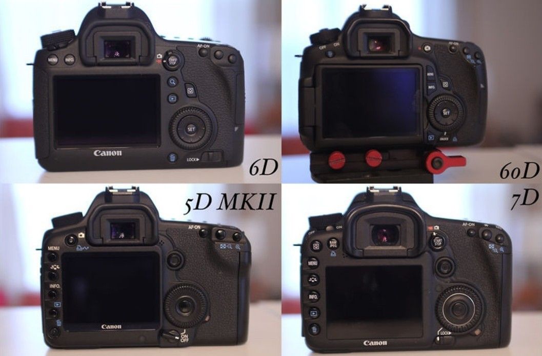 Pick Your Poison: Canon 6D vs. 60D vs. 7D vs. 5D Mark II Camera ...
