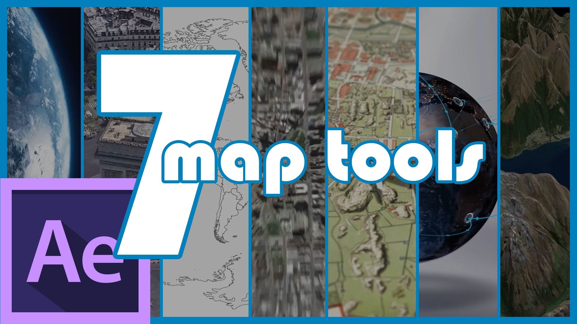 7 Ways to Create Maps in Adobe After Effects