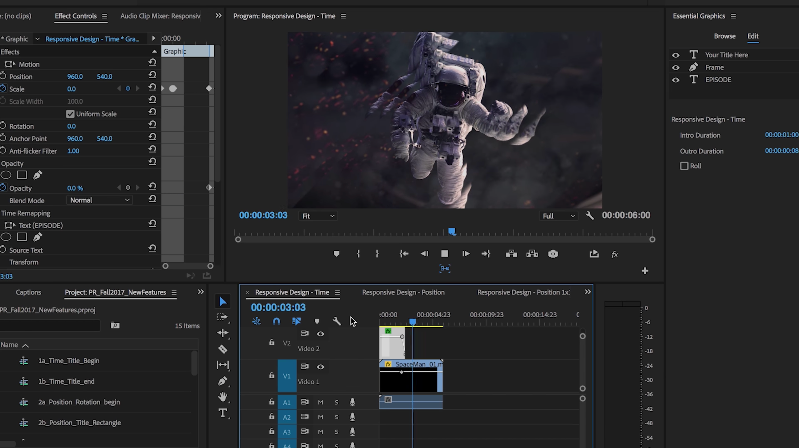 Dive into Premiere Pro: Dynamic Tools Make Motion Graphics Easy