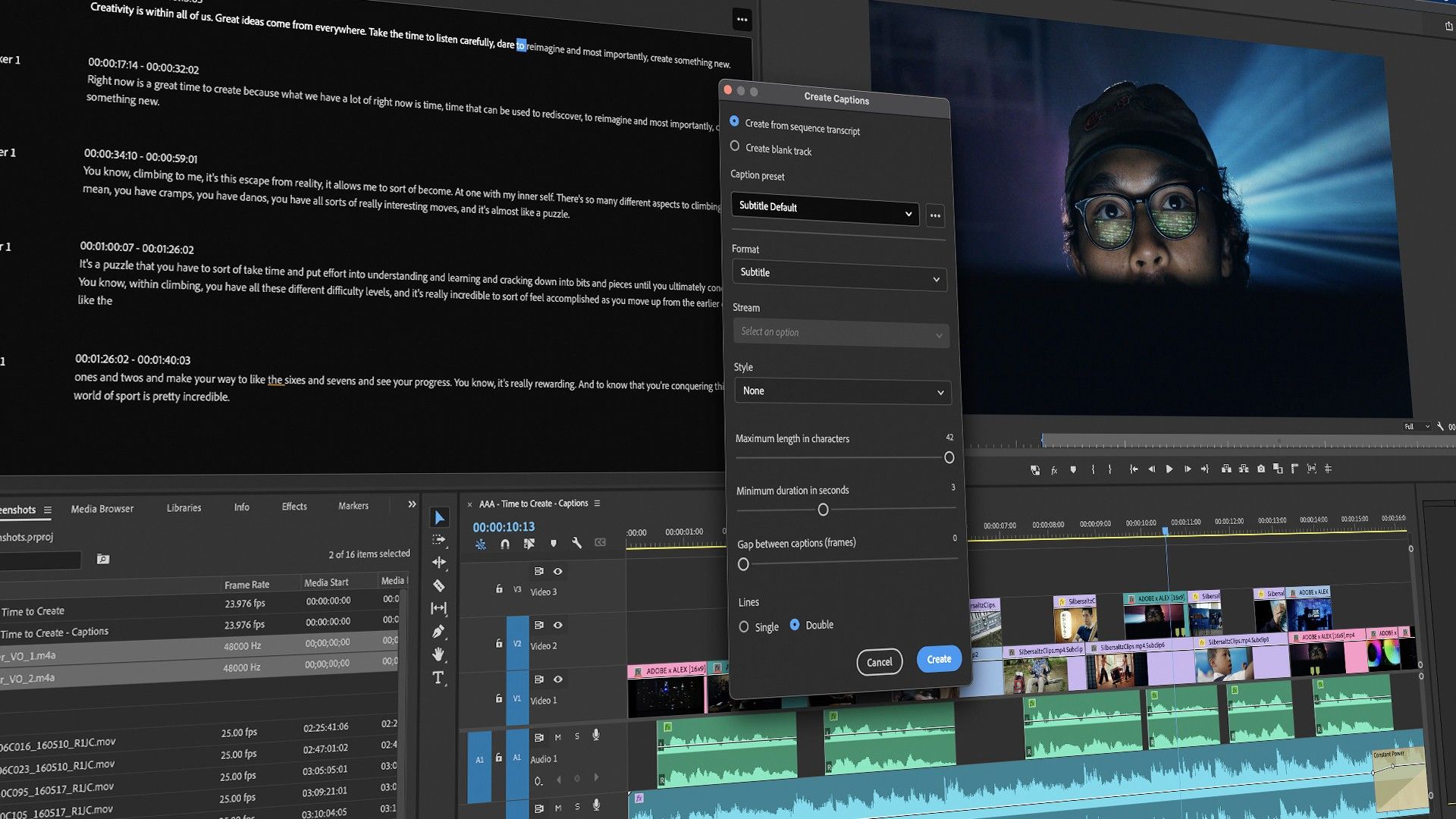 Adobe Update: Speech to Text and Multi-Frame Rendering Have Come to Save Us  All