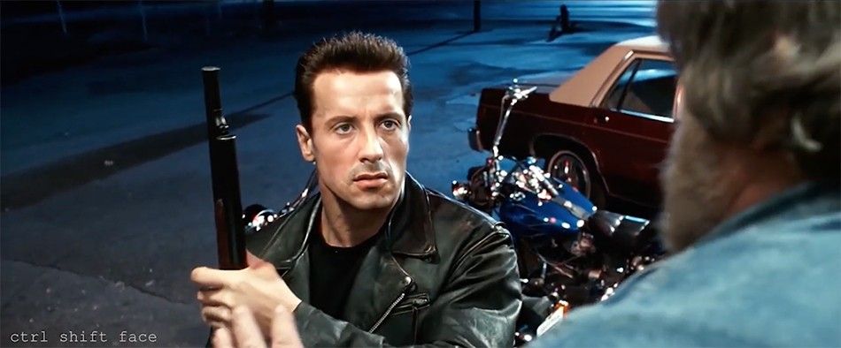 Sylvester Stallone as Terminator 2 Ctrl Shift Face exclusive interview