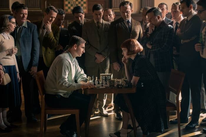 How Does 'The Queen's Gambit' Create Conflict Without Words?