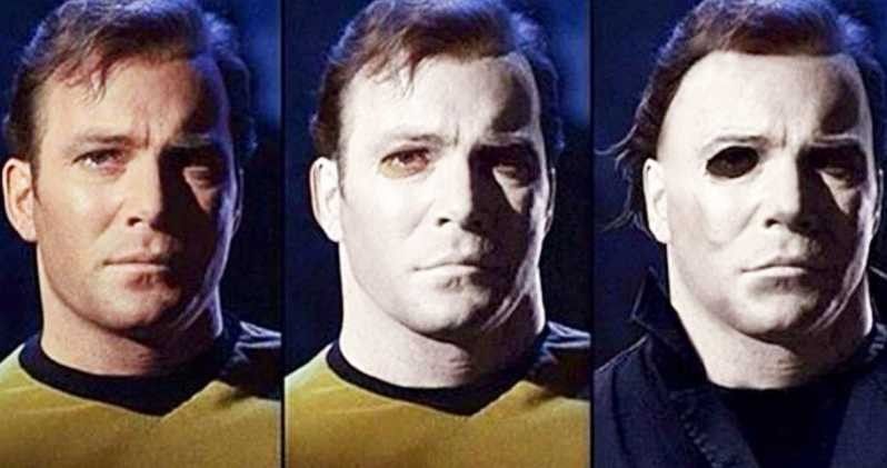 trist mindre tjenestemænd Is the Michael Myers Mask William Shatner?
