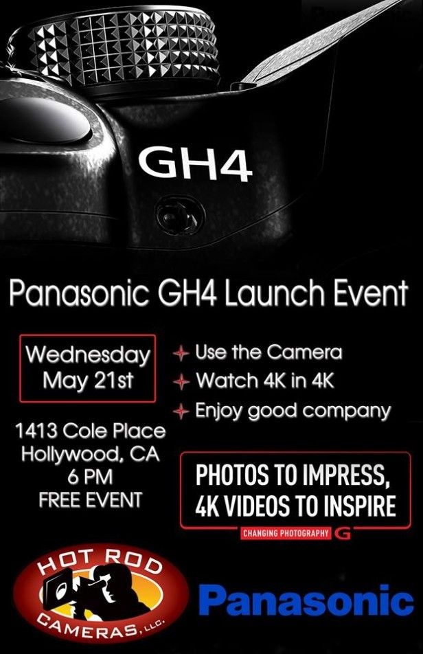 Panasonic GH4 Launch Event Hot Rod Cameras
